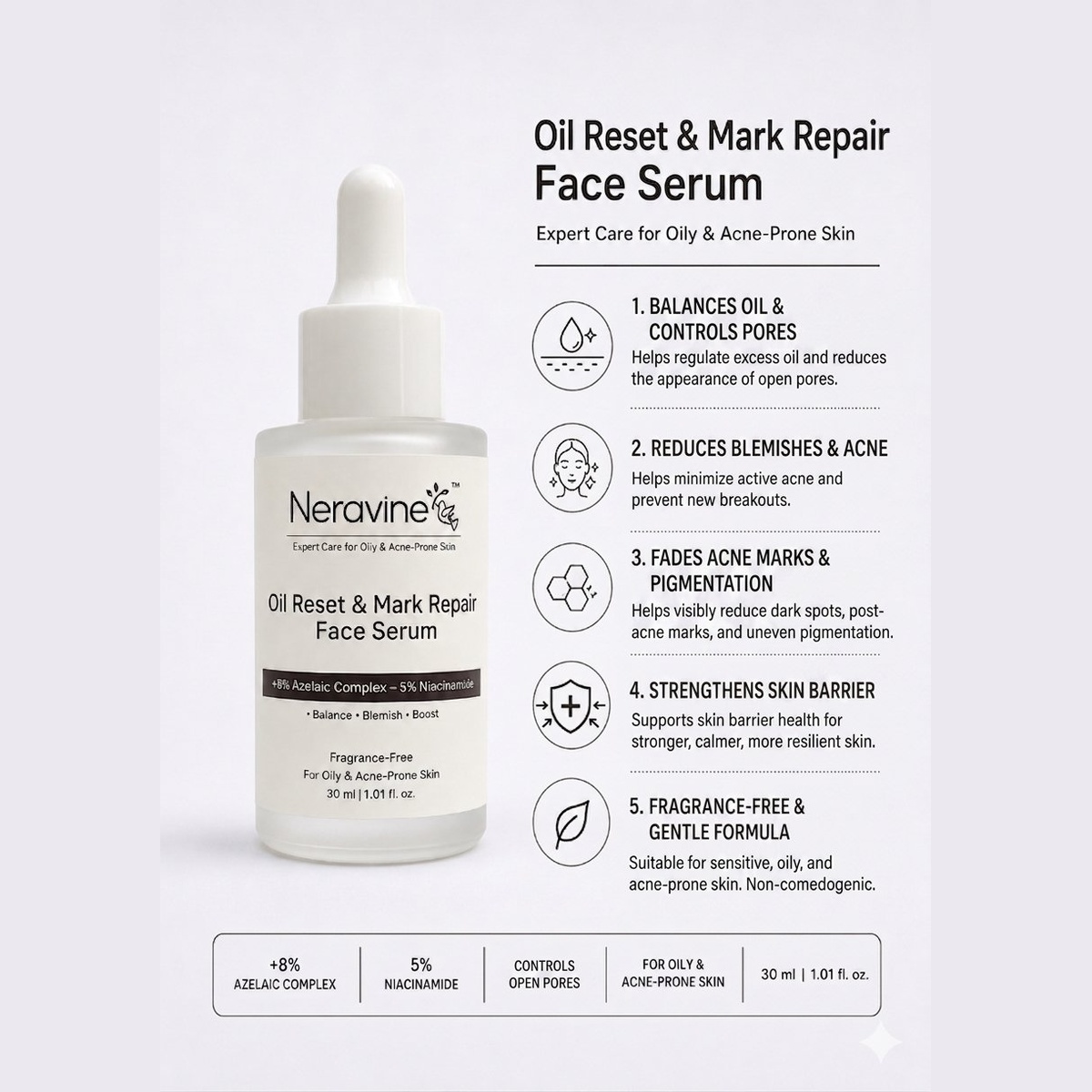 Neravine Oil Reset & Mark Repair Face Serum