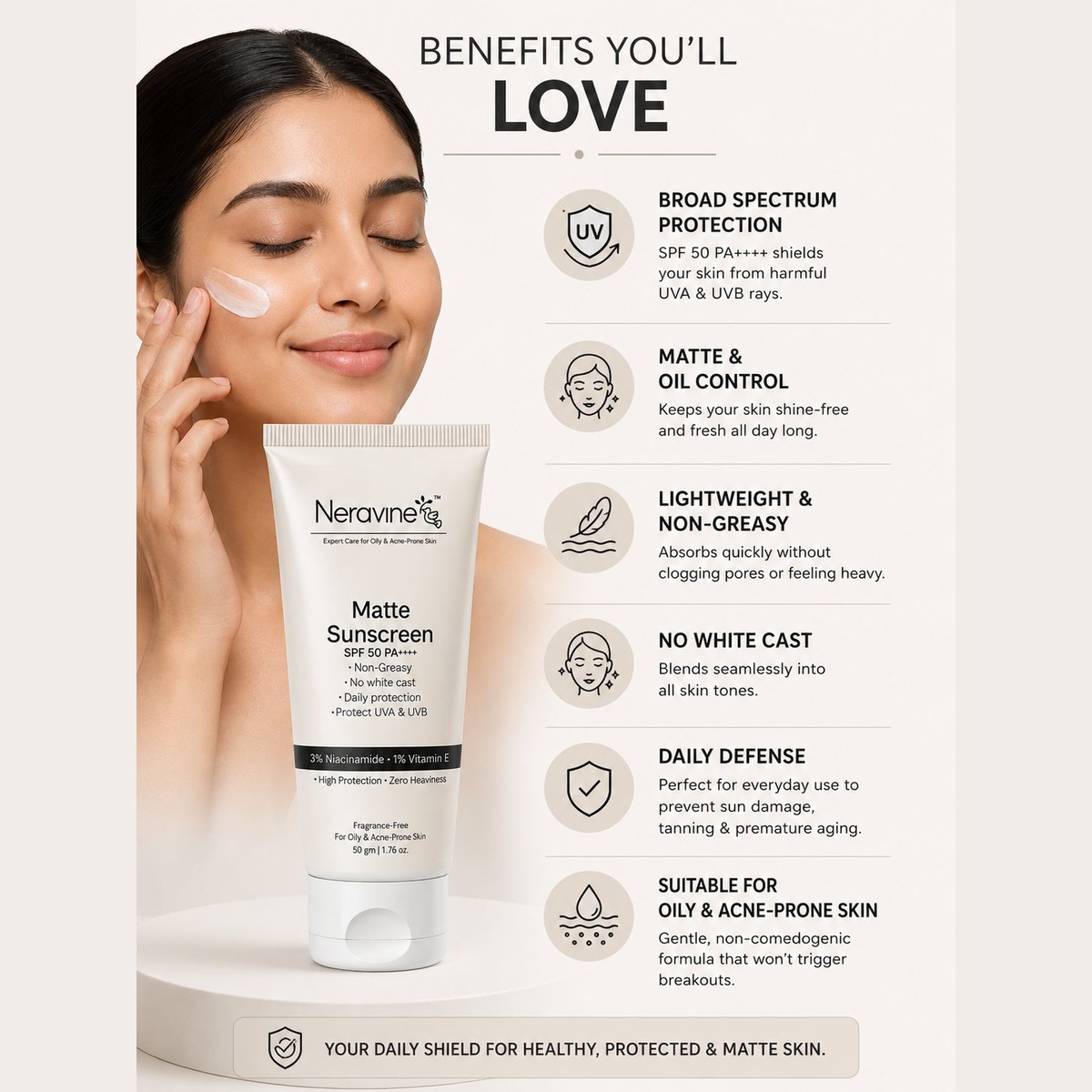 Neravine Matte Sunscreen